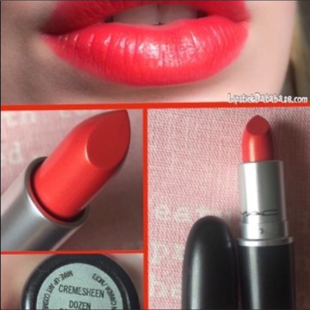 MAC COSMETICS CREMESHEEN LIPSTICK DOZEN CARNATIONS red - Picture 6 of 8